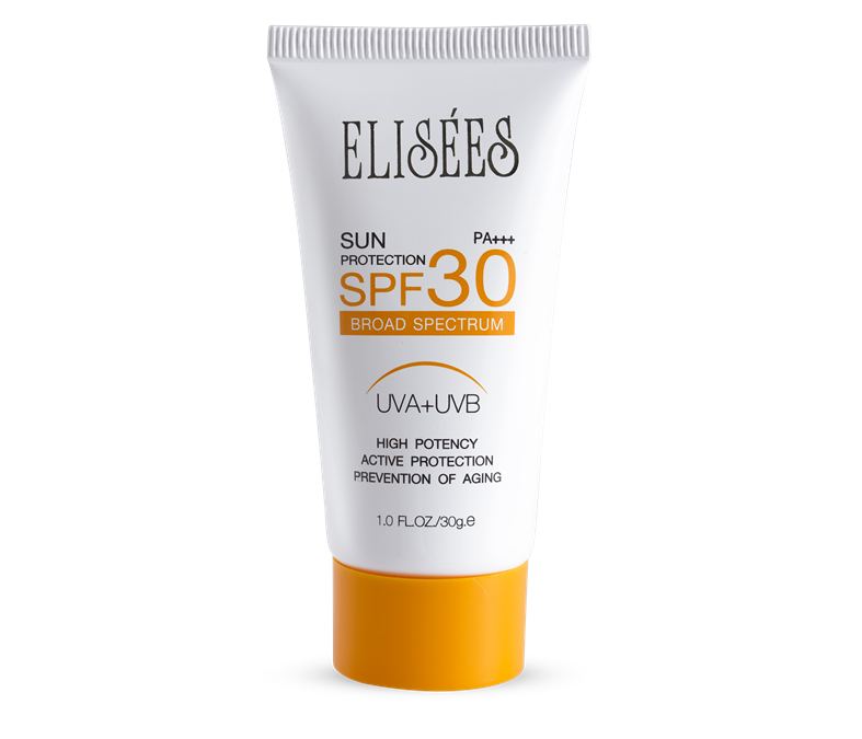 Elisees facial Sun Protection SPF30 สีwhite สูตร Broad